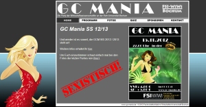GC Mania SEXSISTISCH